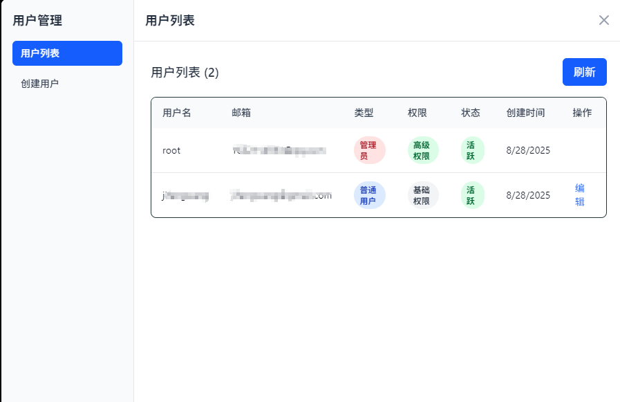 用户管理